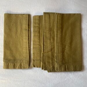 🎀Crate&Barrel Lemongrass Cotton Napkins